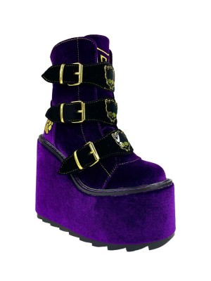 Yru Dune Lo Clawdeen Boots Purple | 2947VTQFI