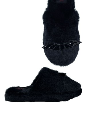 Yru Kreepy Kozy Bat Slippers Black | 7413YWKZL