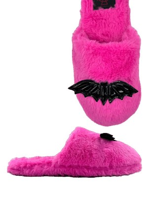 Yru Kreepy Kozy Bat Slippers Pink | 2183FGBJI