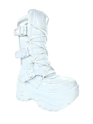 Yru Matrixx Moto Boots White | 0769LAJOH