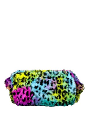 Yru Neon Fanny Pack Bags Leopard | 0453HJEXP