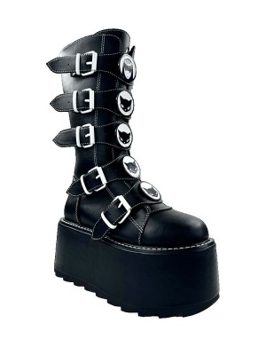 Yru Phazer Emily The Strange Boots Black / White | 9470KFPGU