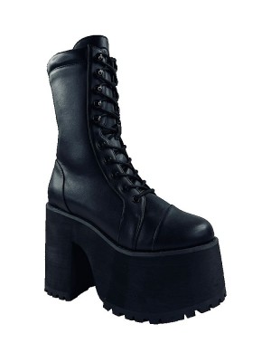 Yru Raven Platform Shoes Black | 9253IHGDP