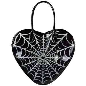 Yru Spiderweb Sparkle Heart Bags Multicolor | 2089FDLXM