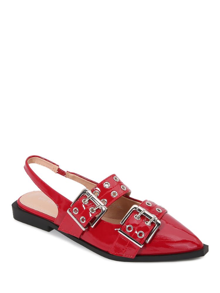 Yru Addison Flats Red | 4578KWFXB