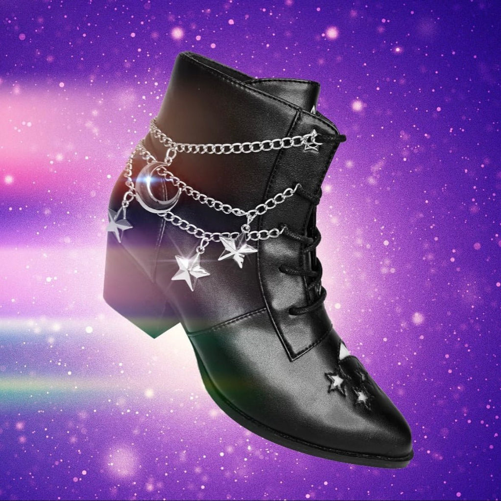 Yru Aura Astro Boots Black / Silver | 4391IQMGA