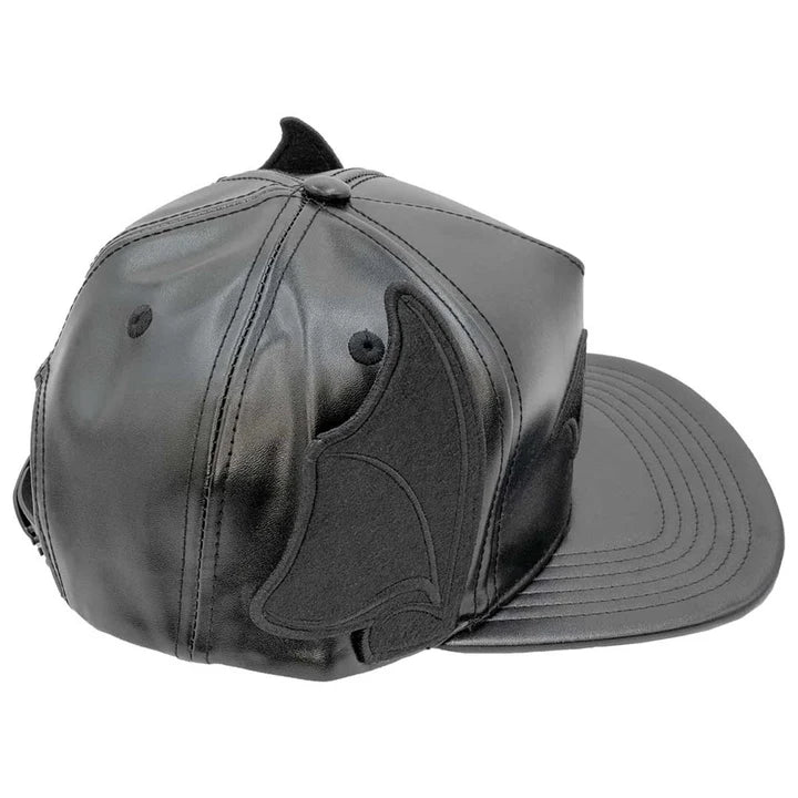 Yru Bat Ear Wing Baseball Hats Black | 5027FHBTA