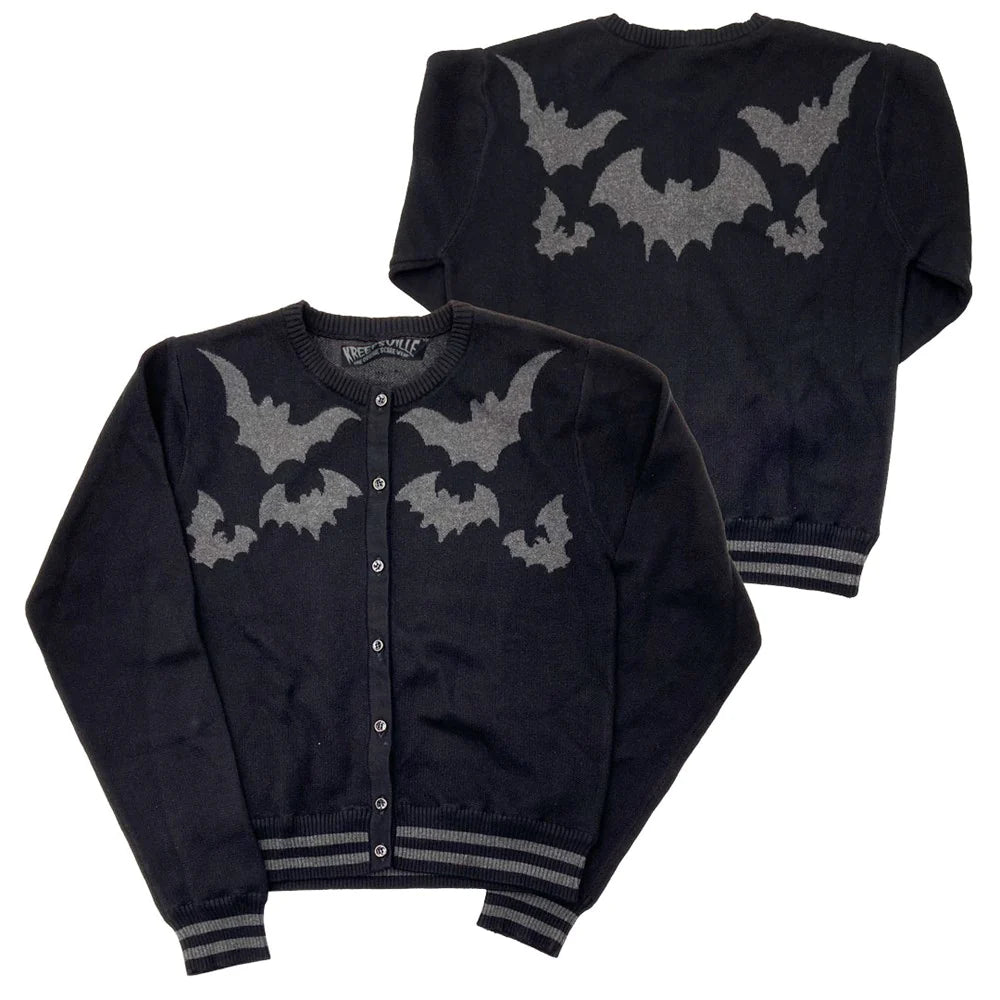 Yru Bat Flock Cardigan Tops Grey | 9026EOIPB