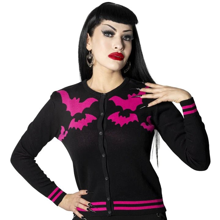 Yru Bat Flock Cardigan Tops Pink | 9504BWIXO