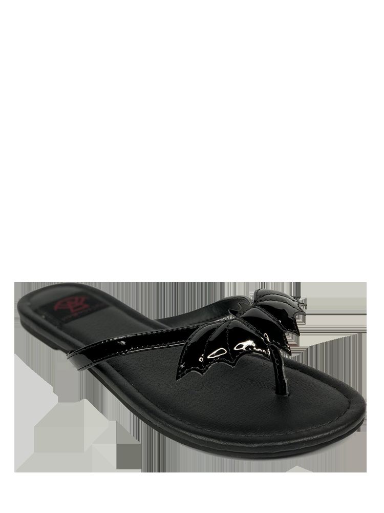 Yru Betty Bat Sandals Black | 8216XSARP