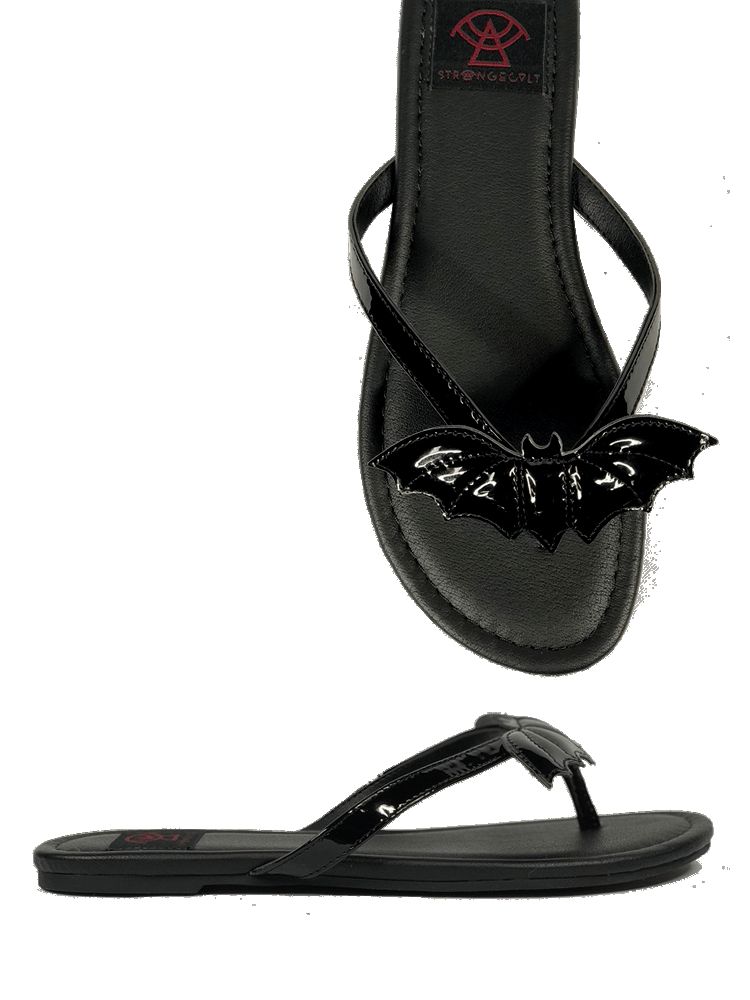 Yru Betty Bat Sandals Black | 8216XSARP