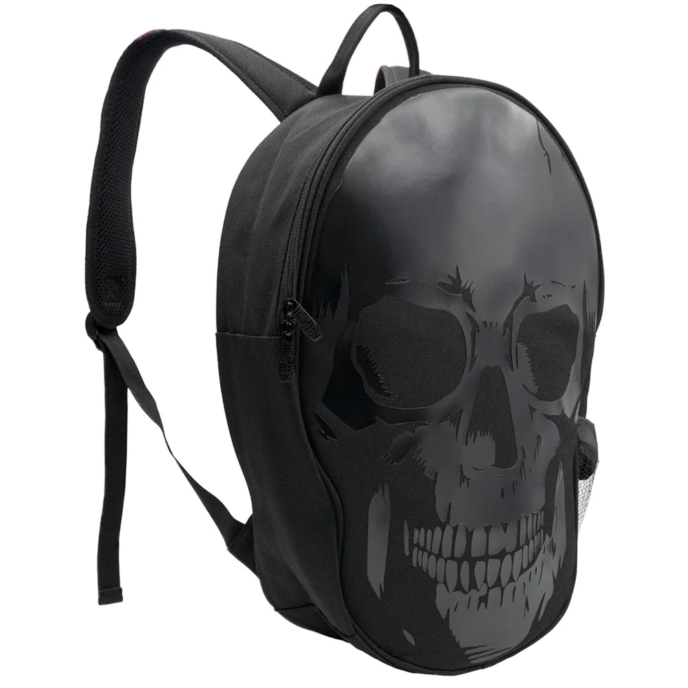 Yru Big Skull Backpacks Black | 3541UVNDI