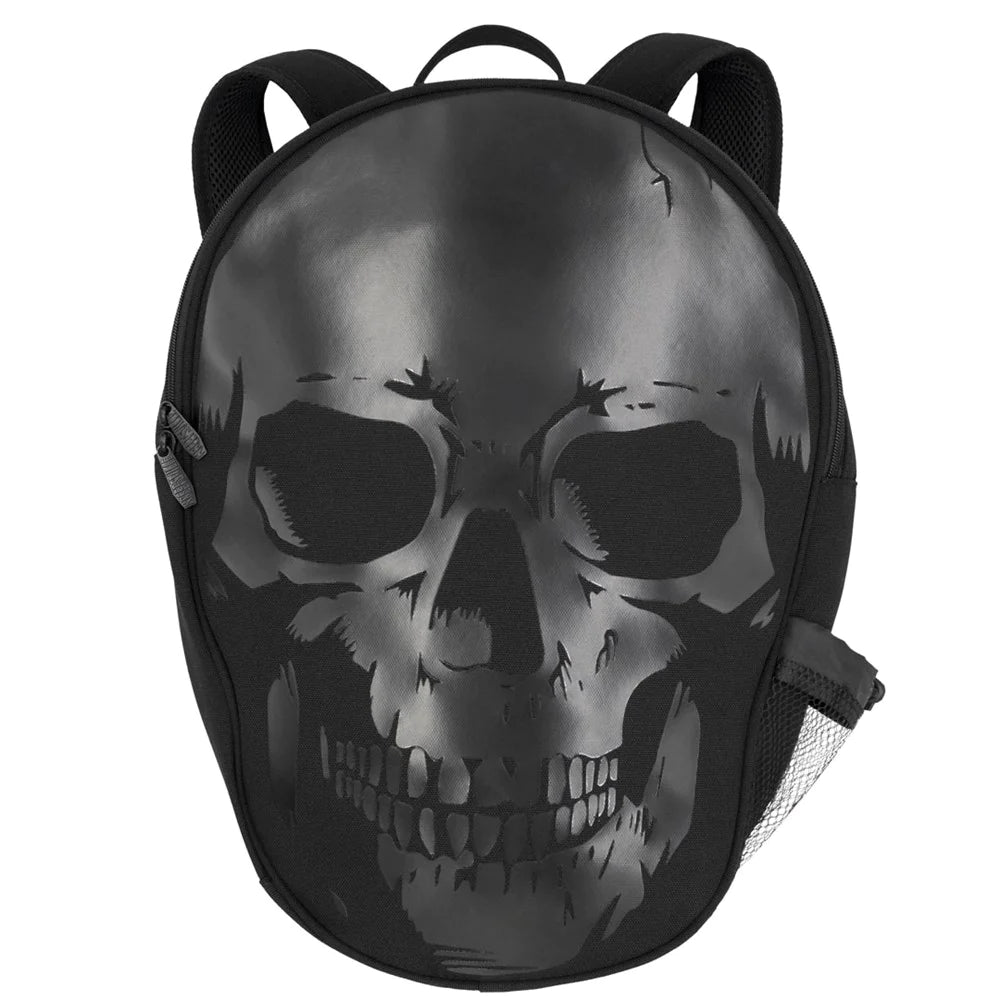 Yru Big Skull Backpacks Black | 3541UVNDI