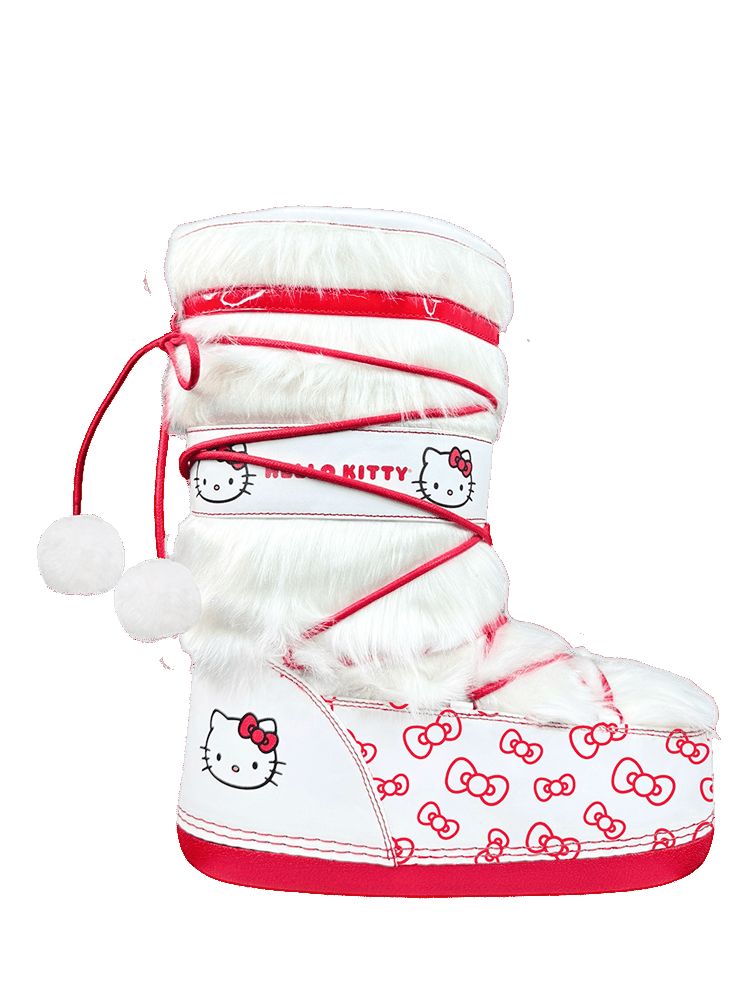 Yru Blizz Hello Kitty Boots White / Red | 4875MCODU