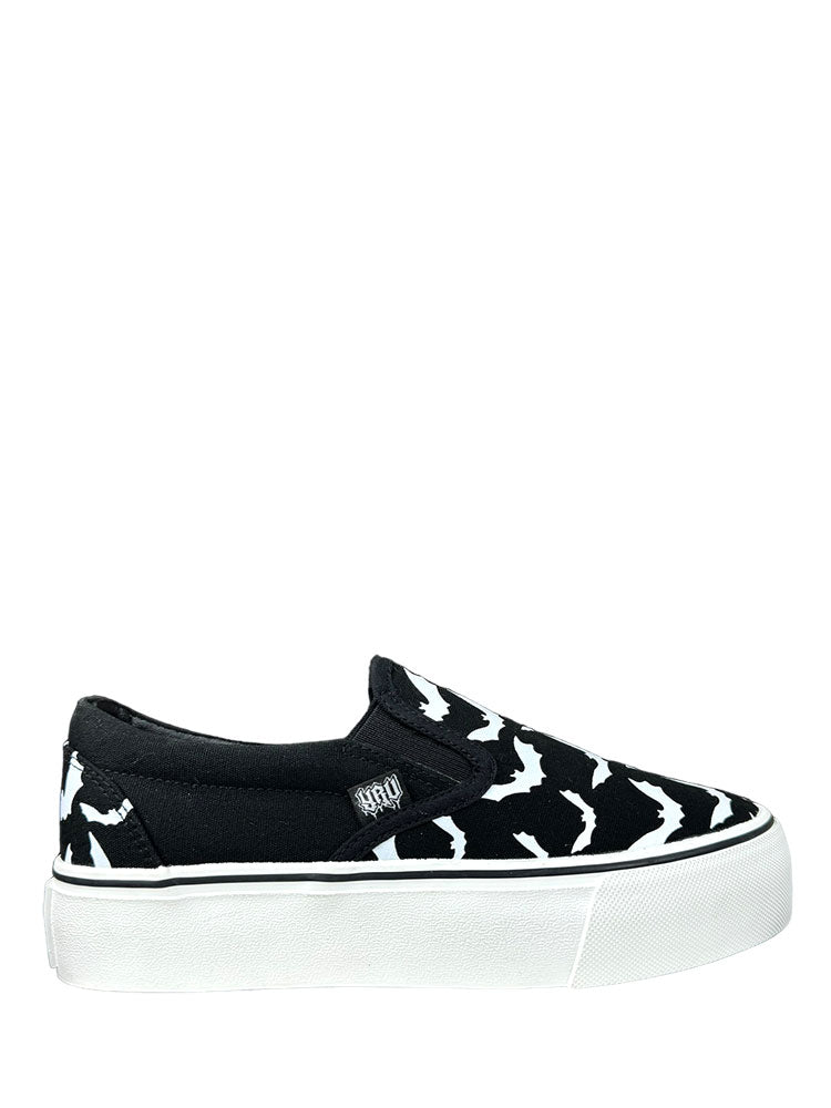 Yru Chill Bat Sneakers Black / White | 7038YJUPW