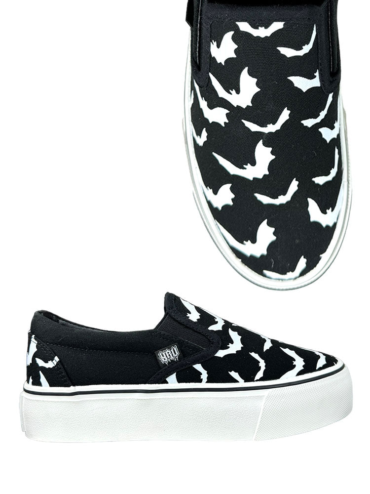 Yru Chill Bat Sneakers Black / White | 7038YJUPW