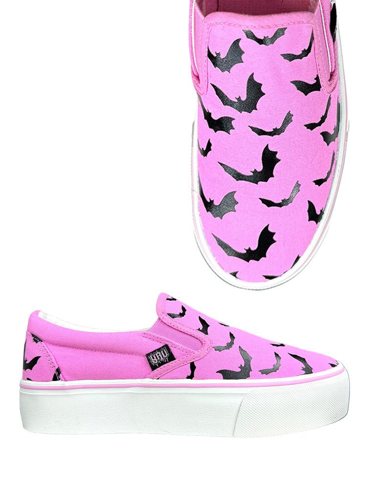 Yru Chill Bat Sneakers Pink / Black | 9483LVWGQ