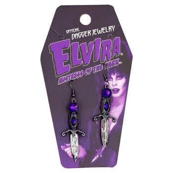 Yru Dagger Earrings Elvira Purple | 8430VHSXW