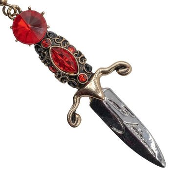 Yru Dagger Earrings Elvira Red | 2694UEQSG