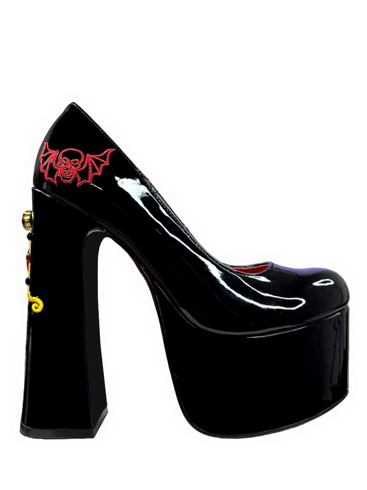 Yru Dagger Pump Elvira Black / Red | 9581VOIZK