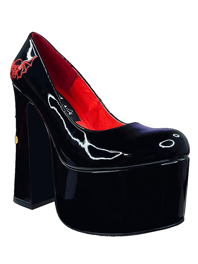 Yru Dagger Pump Elvira Black / Red | 9581VOIZK