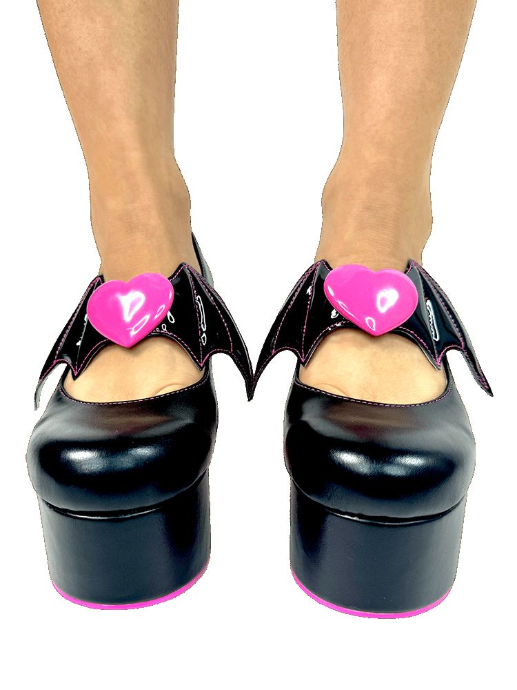 Yru Deelite Draculaura Heels Black / Pink | 7236LZXOQ