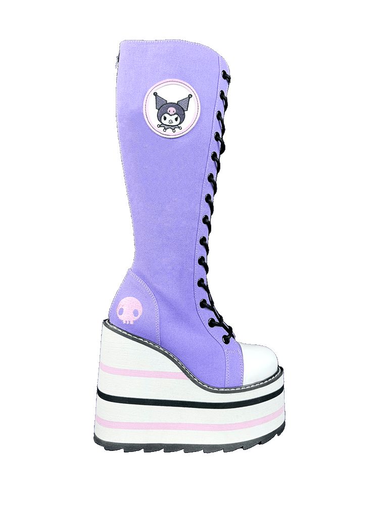 Yru Detention Kuromi Boots Lavender | 1362XCSLD