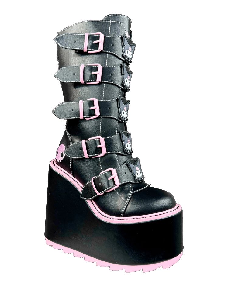 Yru Dune Kuromi Boots Black | 3850IQFVA