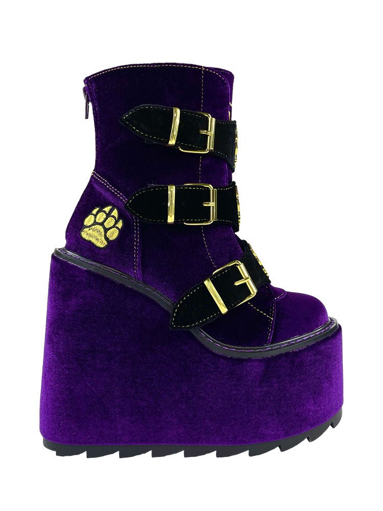 Yru Dune Lo Clawdeen Boots Purple | 2947VTQFI