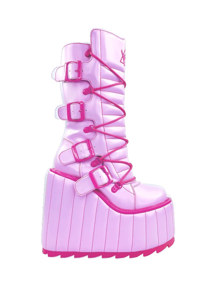 Yru Dune Moto Boots Pink | 4829NTVEY