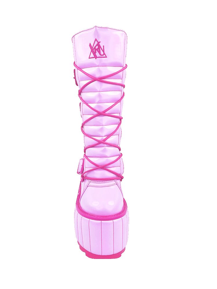 Yru Dune Moto Boots Pink | 4829NTVEY