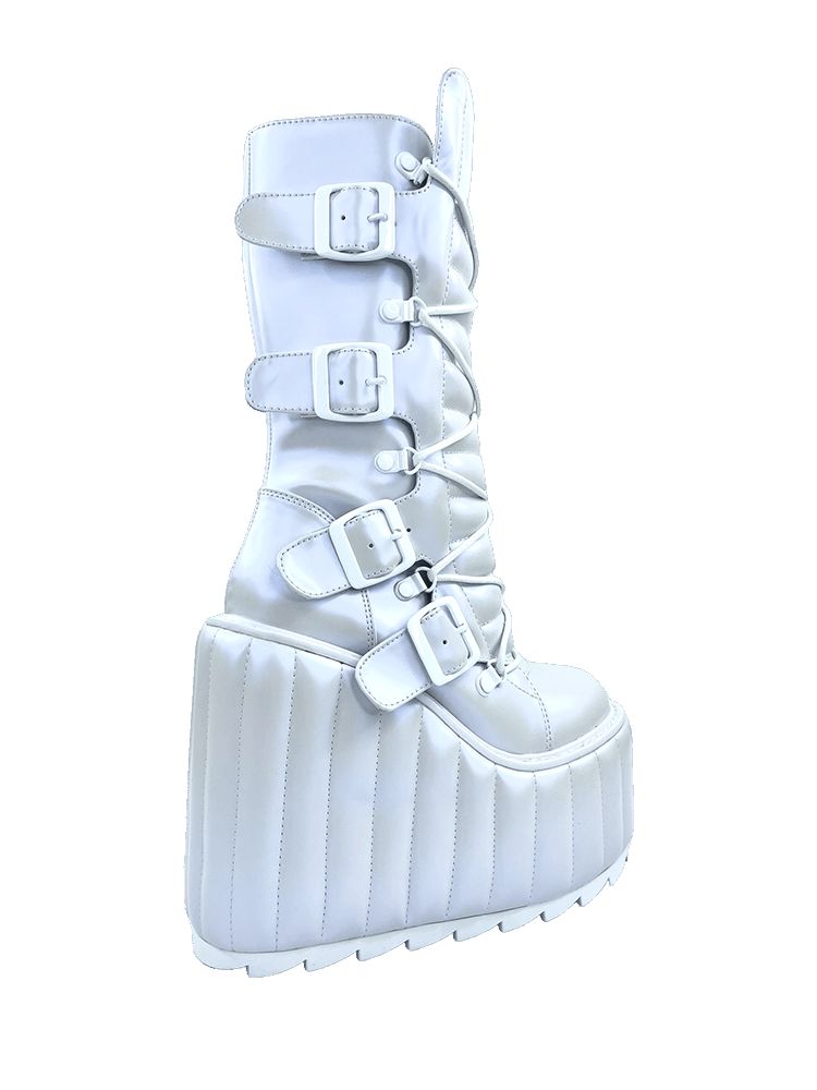 Yru Dune Moto Boots White | 9650DXLEB