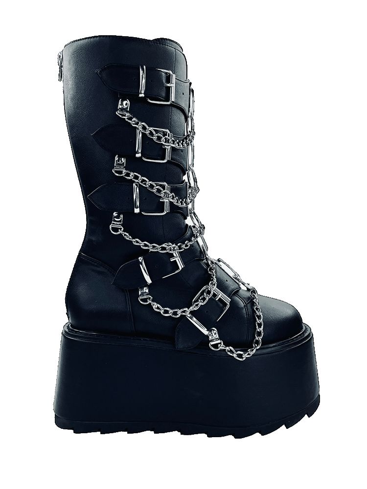 Yru Glitch Boots Black / Silver | 1580CQMGI