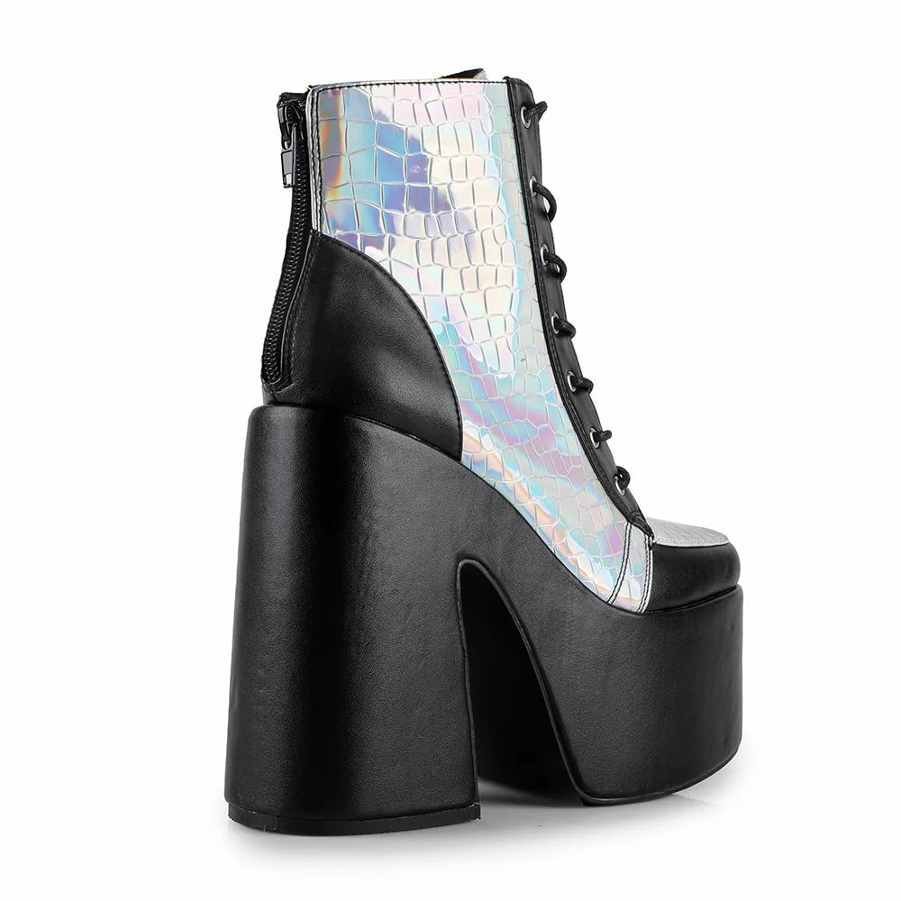 Yru Golfito Platform Shoes Black | 8205JRMAN