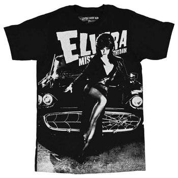 Yru Jumbo Print Men'S Tshirt Elvira Black | 8514XDGQE