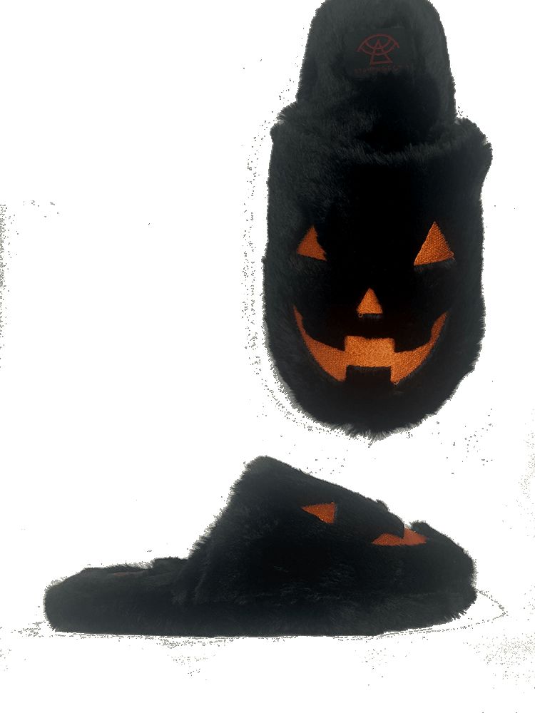 Yru Kreepy Kozy Jack Slippers Black / Orange | 3589OUKQS