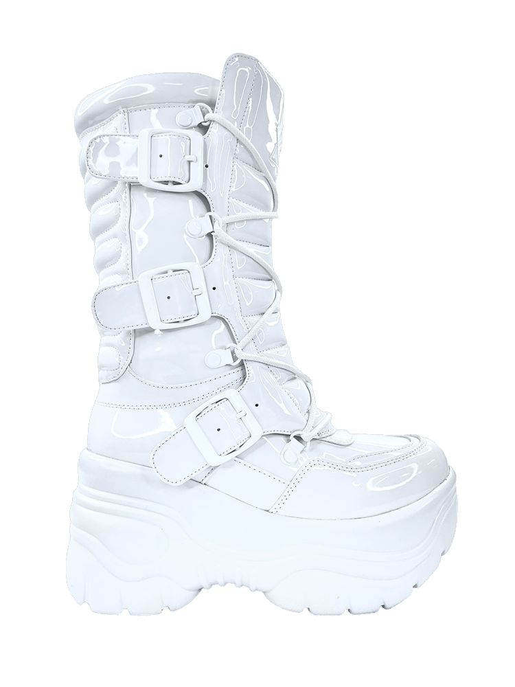 Yru Matrixx Moto Boots White | 0769LAJOH