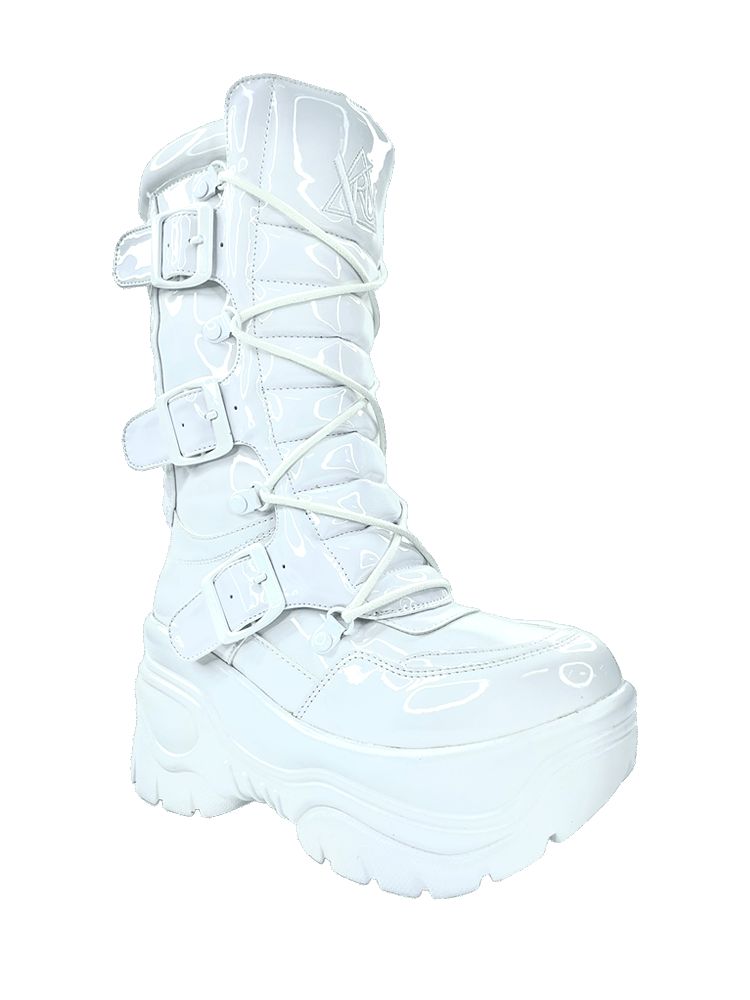 Yru Matrixx Moto Boots White | 0769LAJOH