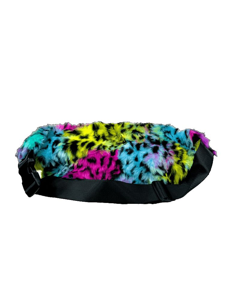 Yru Neon Fanny Pack Bags Leopard | 0453HJEXP