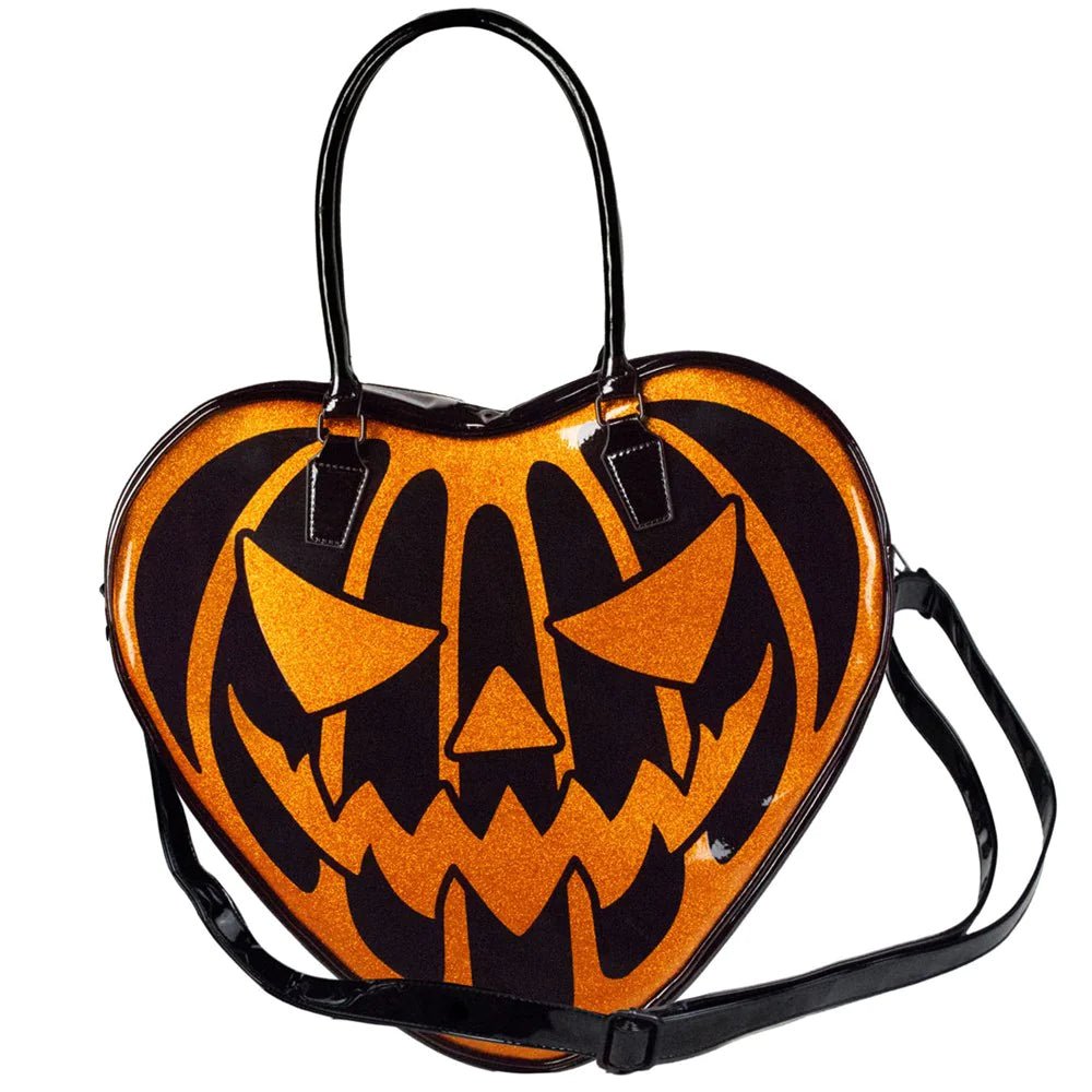 Yru Pumpkin Glitter Heart Bags Multicolor | 1269XLQOH