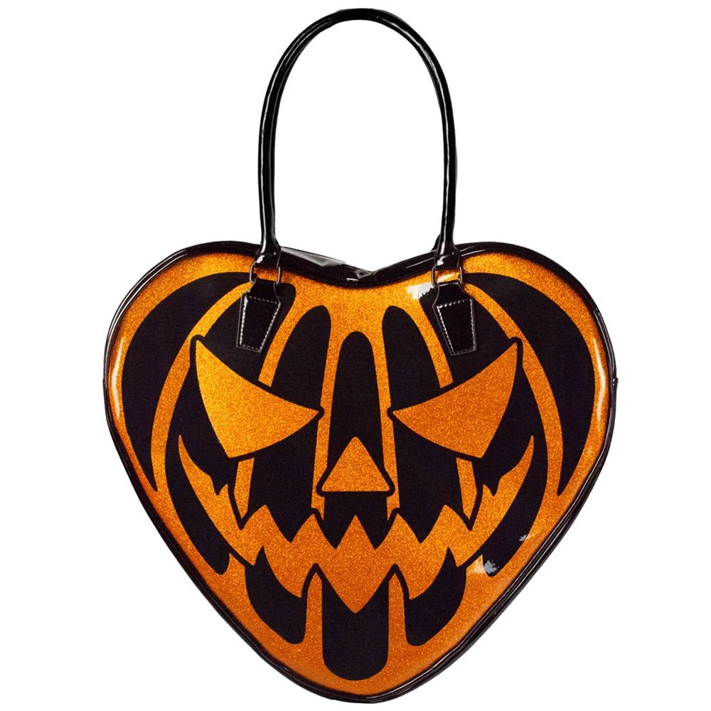 Yru Pumpkin Glitter Heart Bags Multicolor | 1269XLQOH