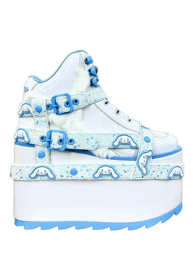 Yru Qozmo Bndg Cinnamoroll Platform Shoes White | 8569MEQXB