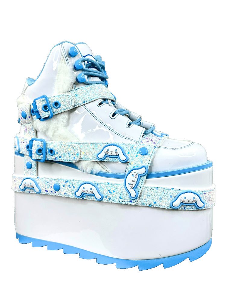 Yru Qozmo Bndg Cinnamoroll Platform Shoes White | 8569MEQXB