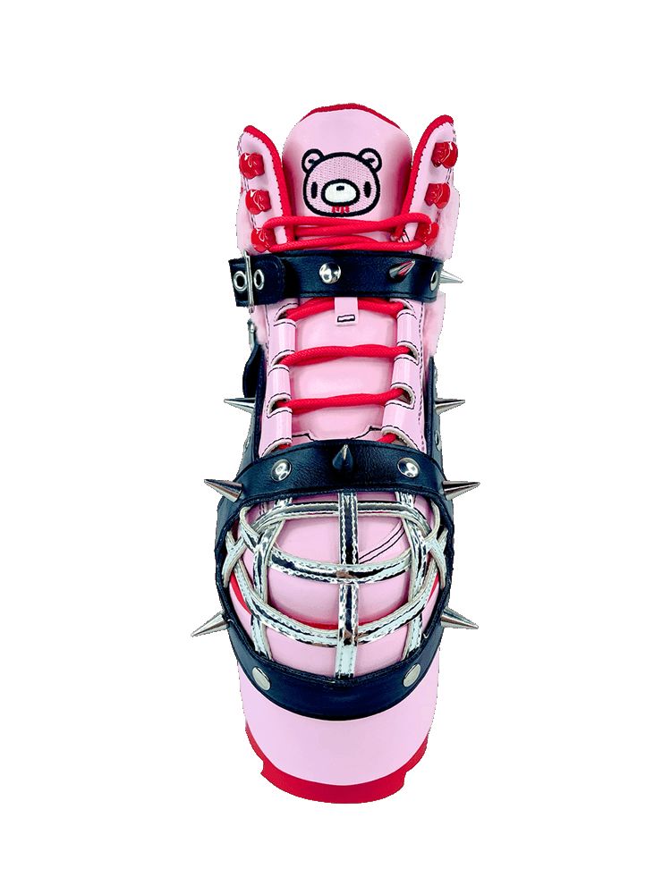 Yru Qozmo Bndg Gloomy Bear Platform Shoes Pink | 4653FLJGD