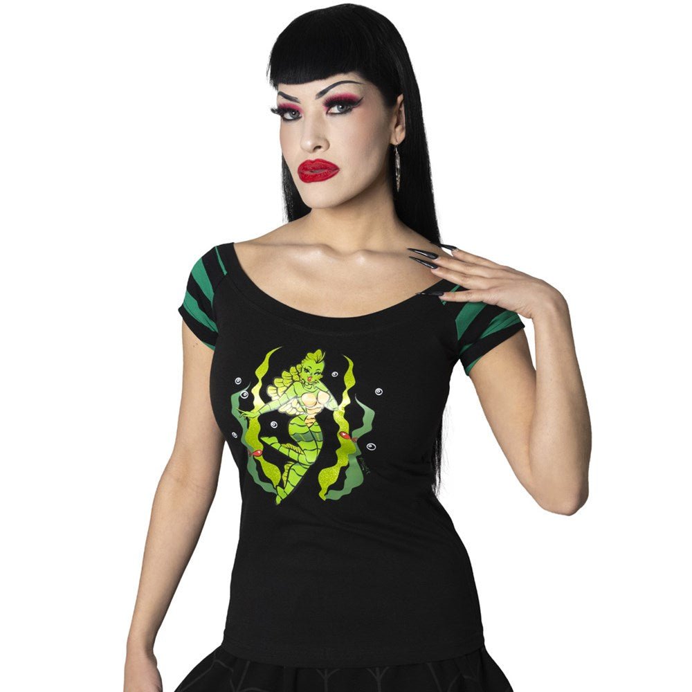 Yru She Creature Glitter Shoulder Tops Multicolor | 2194BNJTA