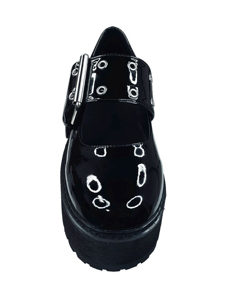 Yru Slayr Mary Jane Platform Shoes Black | 9075IABKV