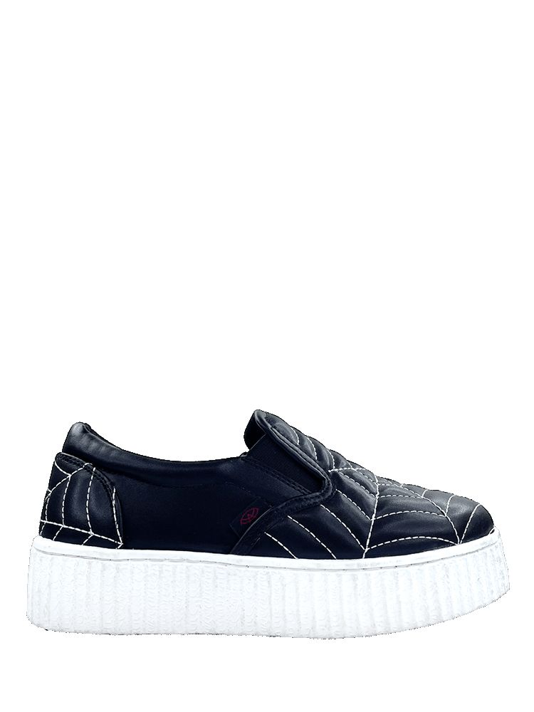 Yru Slypt Web Sneakers Black / White | 4375YOMQD