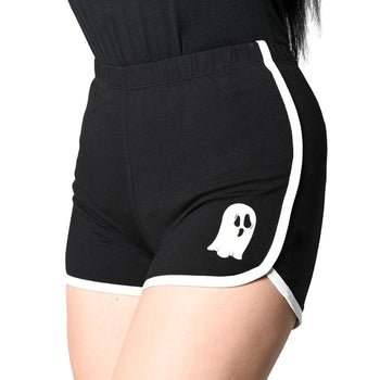 Yru Spooky Ghost Glow Womens Running Shorts Bottoms Multicolor | 4236FNLHE