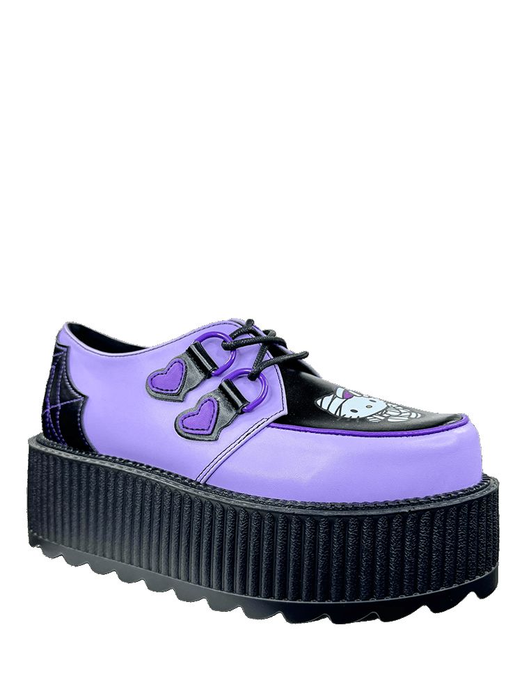 Yru Super Kreep Mummy Hello Kitty Platform Shoes Purple / Black | 4935ZXJCY