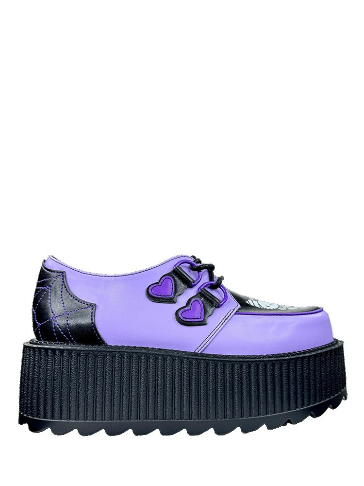 Yru Super Kreep Mummy Hello Kitty Platform Shoes Purple / Black | 4935ZXJCY